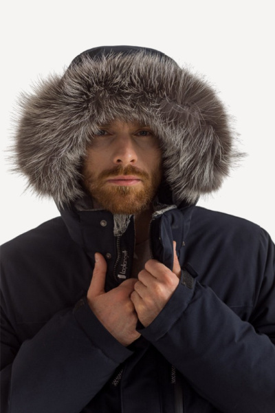 Пуховик Торнадо Top Arctic Goose (Мужской; 48; Темно-Синий без*Меха)